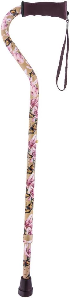 Royal RC Canes Walking Sticks for Men and Women - Stylish Designer Fashionable Walking Canes - Lightweight Aluminum Cool Adjustable Offset Walking Cane with Comfort Grip