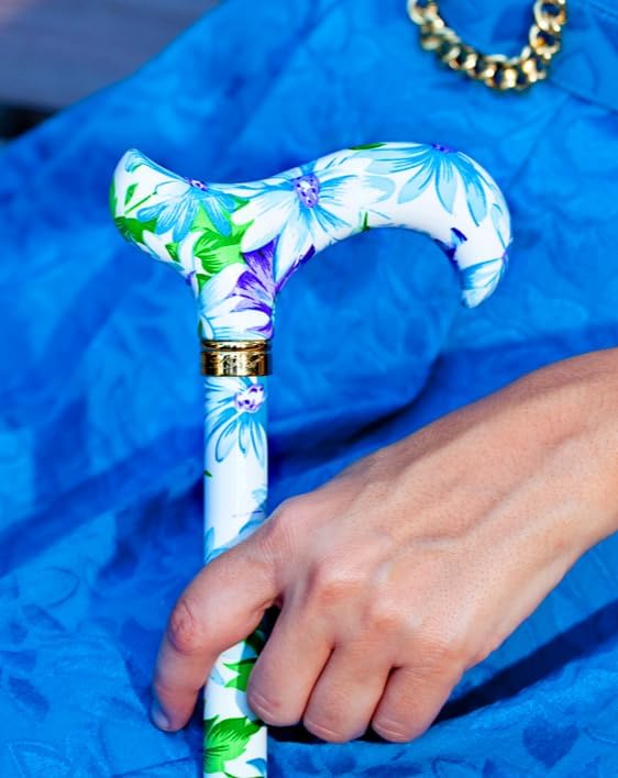 Royal RC Canes Walking Sticks for Men and Women - Stylish Designer Fashionable Adjustable Derby Canes - Lightweight Aluminum Cool Walking Sticks with HD Patterns