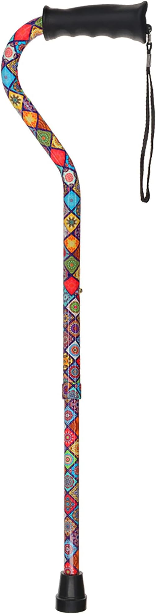 Royal RC Canes Walking Sticks for Men and Women - Stylish Designer Fashionable Walking Canes - Lightweight Aluminum Cool Adjustable Offset Walking Cane with Comfort Grip