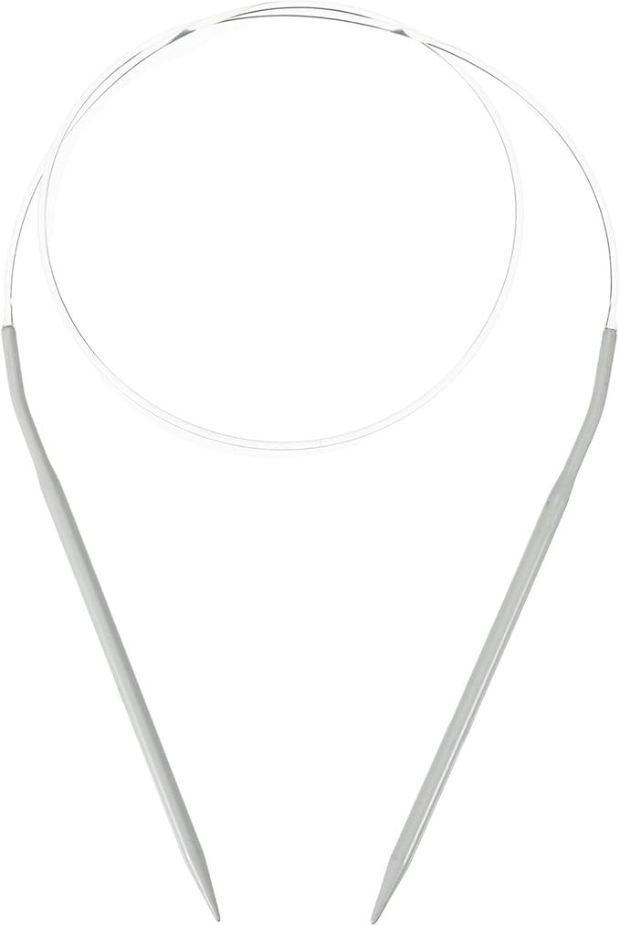 uxcell Aluminum Circular Knitting Needle US Size 32 Inch (80cm) Length Size US 7 (4.5mm) Round Knitting Needle for Handmade Projects DIY Knitting