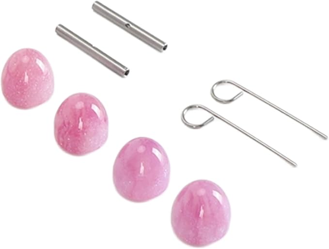 Fafeicy 9 Pairs Square Circular Knitting Needles Set Interchangeable Needles with Ergonomic Handles for Handmade DIY Knitting