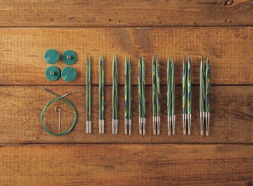 Knit Picks Options Wood Interchangeable Knitting Needle Set - US 4-11 (Caspian)