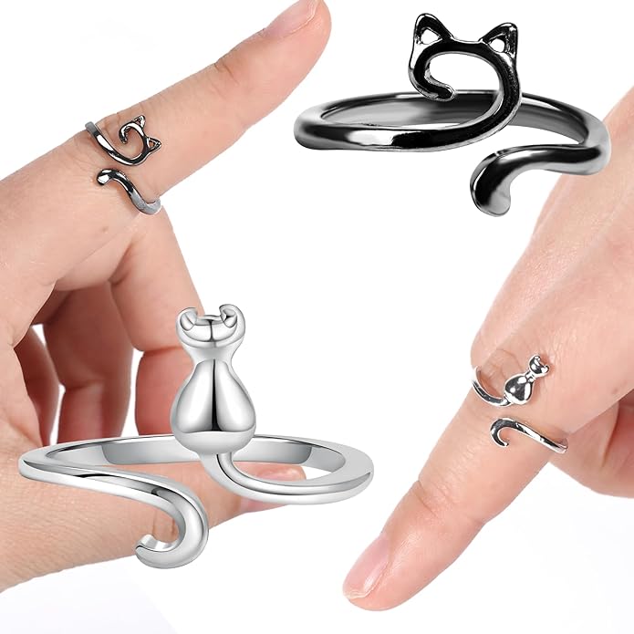 Namifin Crochet Ring for Fingure Adjustable Crochet Tension Ring Yarn Tension Rings Easy Crocheting Crochet Accessories Mother Grandma Thanksgiving Presents