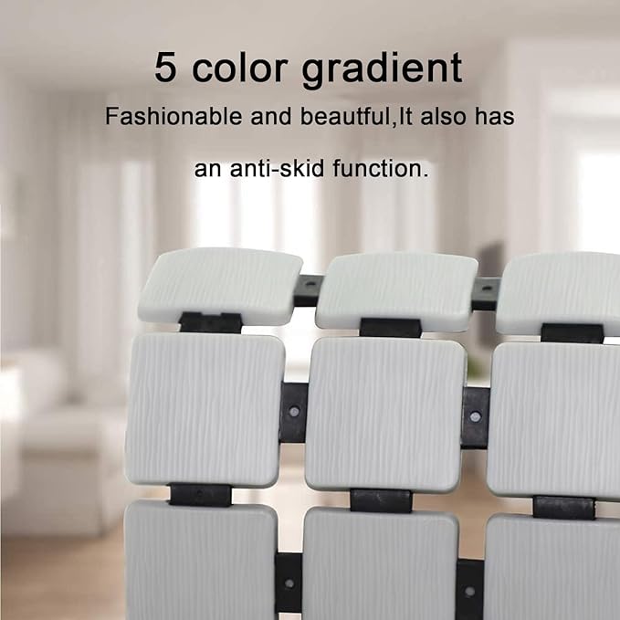 Shower Mat Non Slip Bathtub Mat with Suction Cups and Drain Holes Bath mat for tub 33.4 x 15.7 Inch Large Size