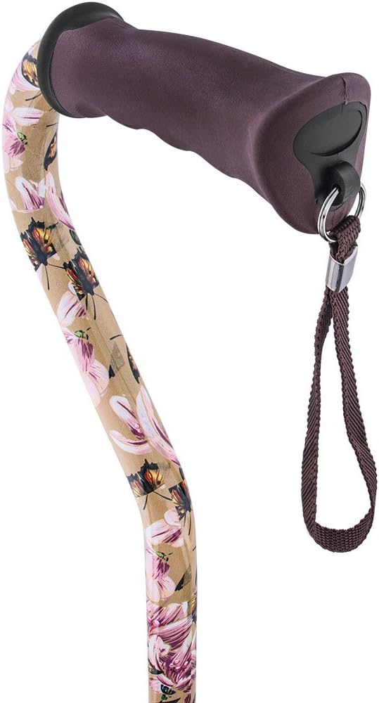 Royal RC Canes Walking Sticks for Men and Women - Stylish Designer Fashionable Walking Canes - Lightweight Aluminum Cool Adjustable Offset Walking Cane with Comfort Grip