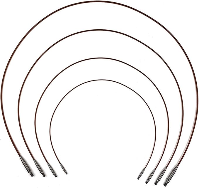 Interchangeable Circular Knitting Needle Set with Case 3.5mm-8.0mm Aluminum Crochet Hook Knitting Tool