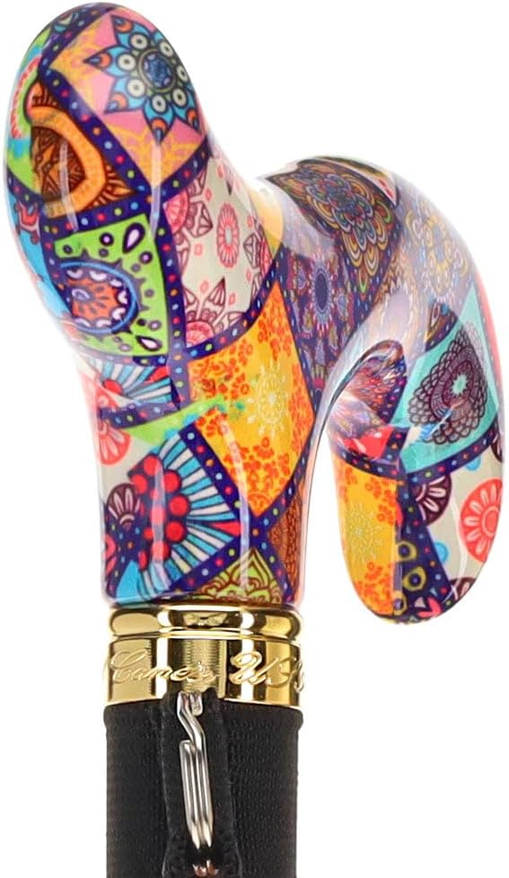 Royal RC Canes Walking Sticks for Men and Women - Stylish Designer Fashionable Adjustable Derby Canes - Lightweight Aluminum Cool Walking Sticks with HD Patterns