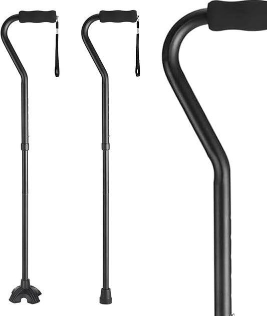 Elegant Walking Cane for Women, Foldable & Adjustable Cane for Seniors with Self-Standing Tip | Lightweight Mobility Aid for Stability & Balance Support