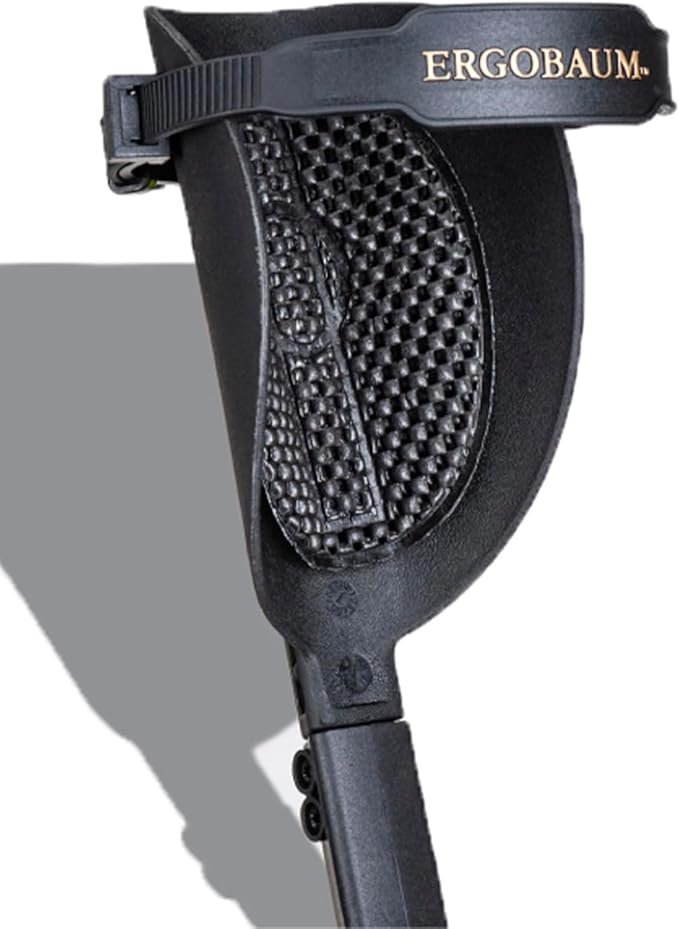 Ergobaum 7G Ergonomic Crutch/High Performance Perfect Cane- Single Unit Ergobaum That Acts As a Extra Balance Strong Performance Walking Companion