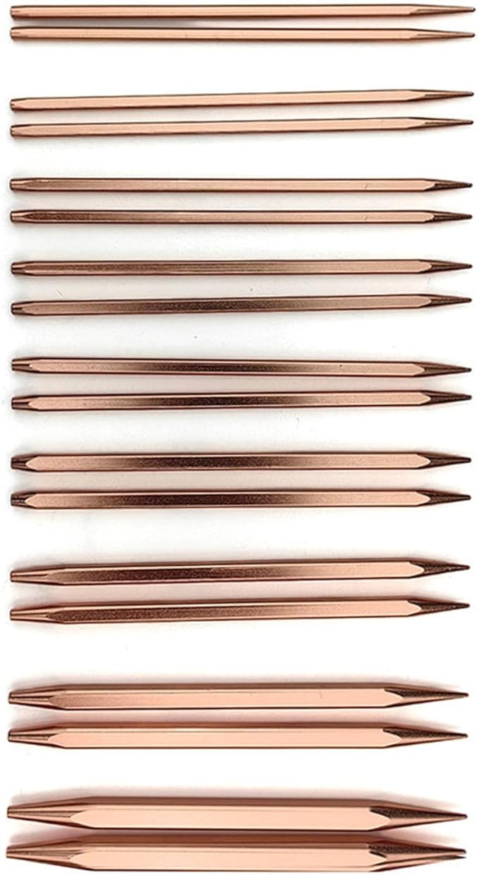 Interchangeable Circular Knitting Needle Set with Case 3.5mm-8.0mm Aluminum Crochet Hook Knitting Tool