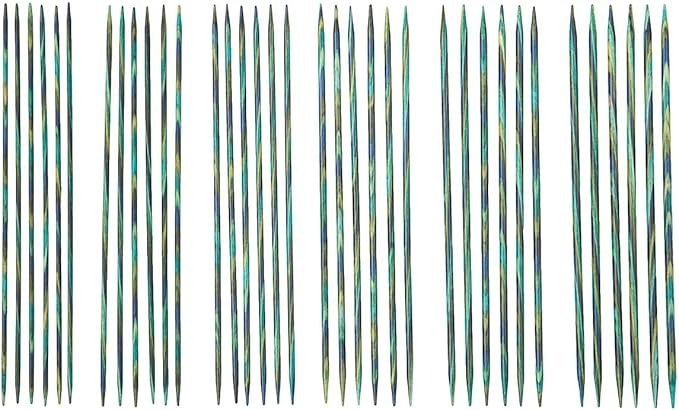 Knit Picks Double Pointed Wood Knitting Needle Set (Caspian 6")