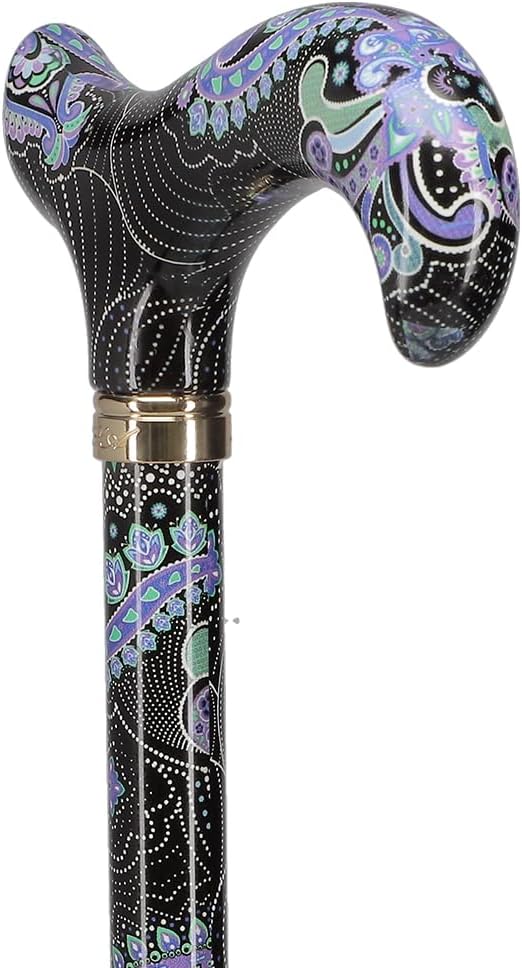 Royal RC Canes Walking Sticks for Men and Women - Stylish Designer Fashionable Adjustable Derby Canes - Lightweight Aluminum Cool Walking Sticks with HD Patterns