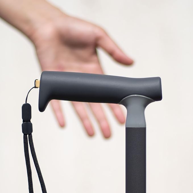 Michael Graves Quick Fold Walking Cane for Men and Women - Foldable Walking Stick for Stability and Style - Collapsible Folding Cane - Walking Sticks for Seniors & Adults