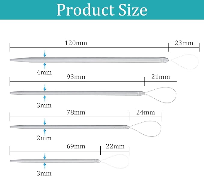 LIQWEI 12 Pcs Yarn Needles Large Eye, Nylon Thread Rope Threader Tapestry Needles, Meta Embroidery Needle Threader Darning Needle for Sewing Knitting Crochet Yarn Embroidery