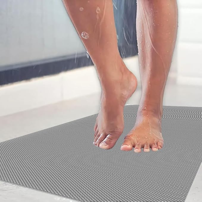 Kahuna Grip™ Non-Slip Bath & Shower Mat - Gray (14x27)