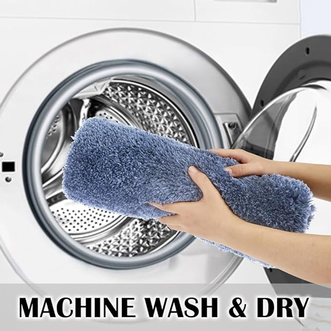 Suchtale Large Bathroom Rug Mat: Extra Soft & Absorbent Shaggy, 24 x 40, Blue; Machine Washable Microfiber, Non Slip, Luxury Floor Mat