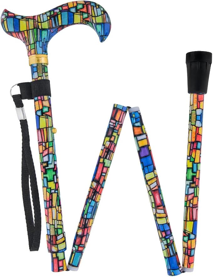 Royal RC Canes Walking Sticks for Men and Women - Stylish Designer Fashionable Adjustable Derby Canes - Lightweight Aluminum Cool Walking Sticks with HD Patterns