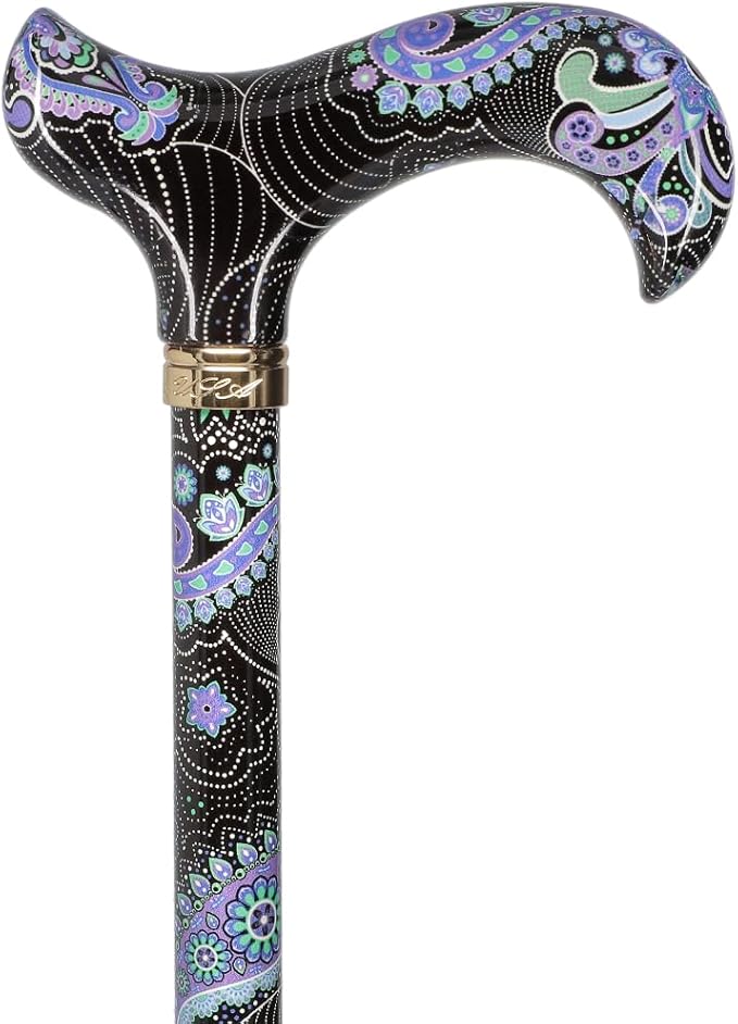 Royal RC Canes Walking Sticks for Men and Women - Stylish Designer Fashionable Adjustable Derby Canes - Lightweight Aluminum Cool Walking Sticks with HD Patterns