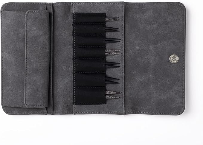 Knit Picks Options Wood Short Interchangeable Knitting Needle Set with Case and Stitch Markers (Clark Short)