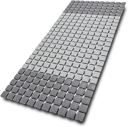 Non Slip Massage Bathtub Mat,Shower Mat Non Slip 33.4 x 15.7 Inch Large Size with Suction Cups and Drain Holes Bath Mat for Tub
