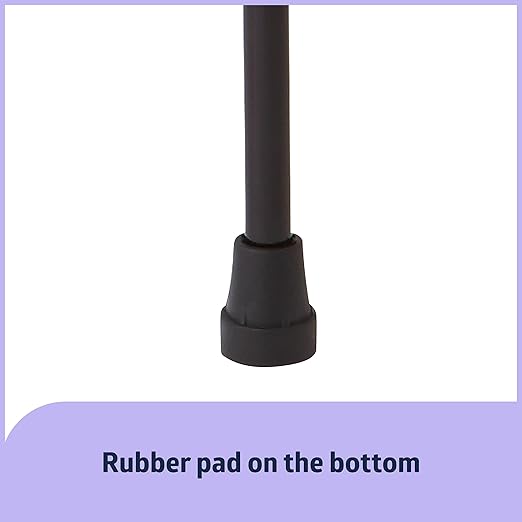 Medline Aluminum Offset Walking Cane for Seniors & Adults is Portable and Lightweight for Balance, Knee Injuries, Mobility & Leg Surgery Recovery