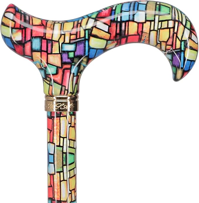 Royal RC Canes Walking Sticks for Men and Women - Stylish Designer Fashionable Adjustable Derby Canes - Lightweight Aluminum Cool Walking Sticks with HD Patterns