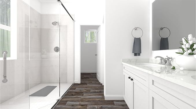 Kahuna Grip™ Non-Slip Bath & Shower Mat - Gray (14x27)