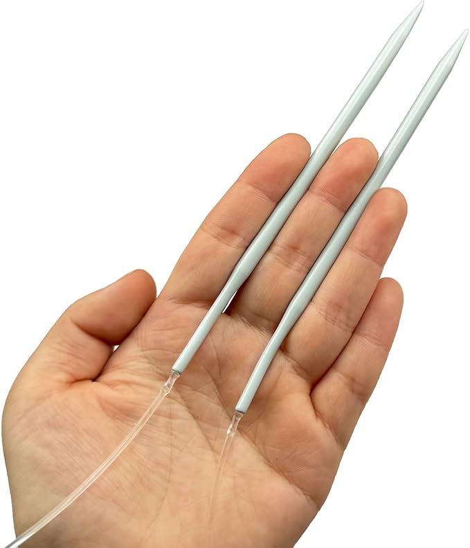 Circular Knitting Needles 32 Inch (80cm) Length Premium Aluminum Round Knitting Needles for Handmade Knitting DIY Size US 10.5(6.5mm)