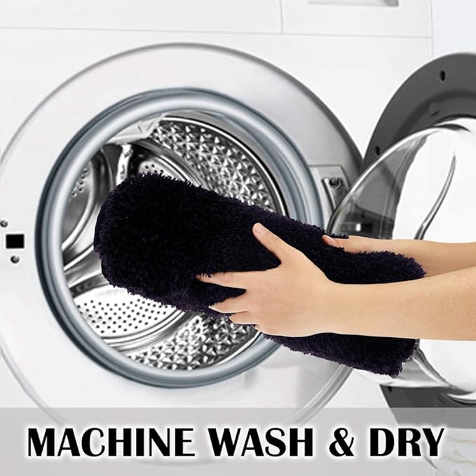 Suchtale Extra Soft & Absorbent Shaggy Bath Mat (24 x 60, Dark Purple) - Machine Washable Microfiber, Non Slip, Shaggy Bathroom Mat