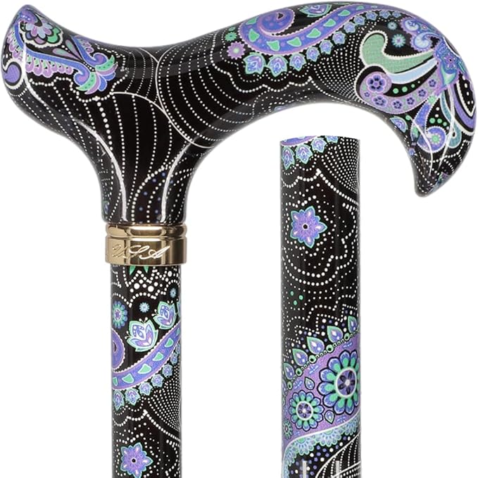 Royal RC Canes Walking Sticks for Men and Women - Stylish Designer Fashionable Adjustable Derby Canes - Lightweight Aluminum Cool Walking Sticks with HD Patterns