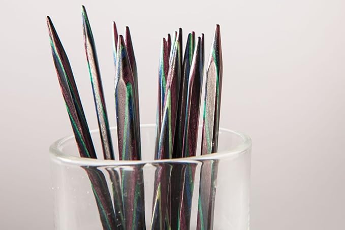 Knit Picks Options 2-3/4" Short Square Interchangeable Wood Knitting Needle Set (Foursquare)