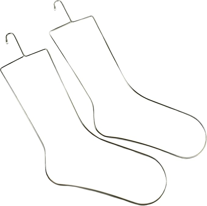 Silly Monkey 3-in-1 Mitten Glove Sock Blocker Set, Complete Combo Blockers with Drying Hanger Rack | Stainless Steel Knitting Shaper with 2 Sock Blockers, 2 Glove Blockers, 2 Mitten Blockers