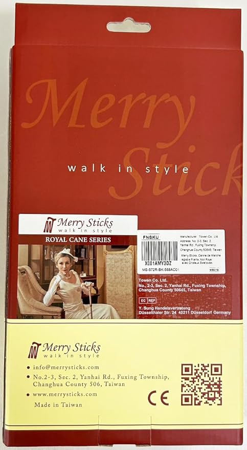 [Combo] Merry Sticks Lightweight Foldable Walking Canes for Women and Men, Adjustable & Collapsible Walking Stick for Seniors, Includes A Cane Bag & A Smart Reflective Cane Holder