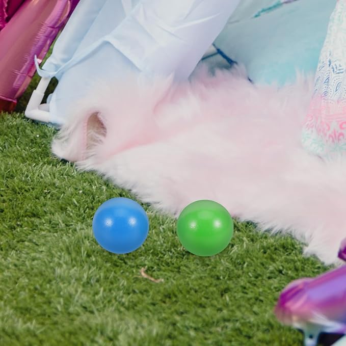 2Pcs Wooden Croquet Balls for Kids Croquet Set Outdoor Family Games Backyard Play Wood Spheres for Craft Decorations and Sports