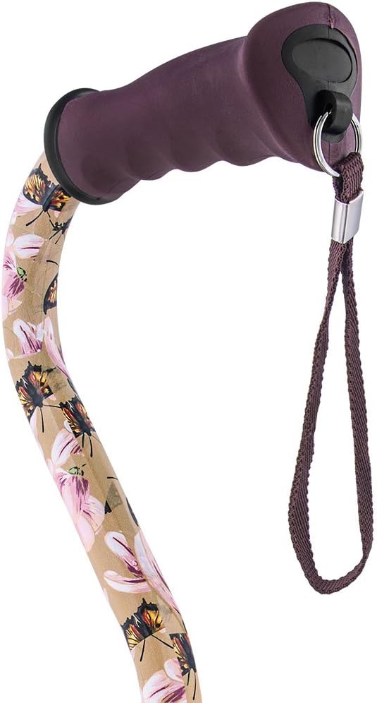 Royal RC Canes Walking Sticks for Men and Women - Stylish Designer Fashionable Walking Canes - Lightweight Aluminum Cool Adjustable Offset Walking Cane with Comfort Grip