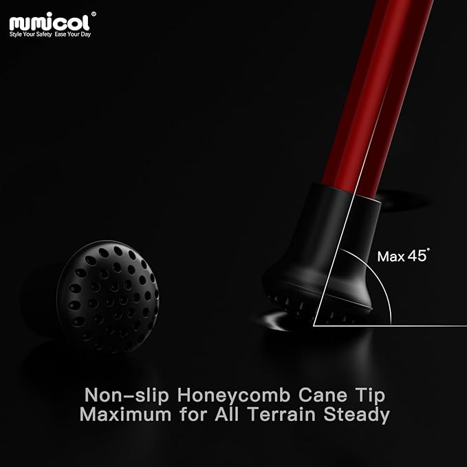 Canes for Women for Stability, Walking Cane for Men, Folding Canes for Women Adjustable for Travel, Dual Modes Handle (Sticks or Canes) with Daily Pill Box