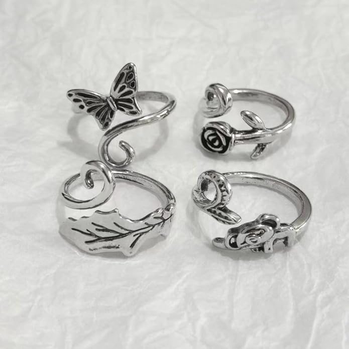 Namifin Crochet Ring for Fingure Adjustable Crochet Tension Ring Yarn Tension Rings Easy Crocheting Crochet Accessories Mother Grandma Thanksgiving Presents