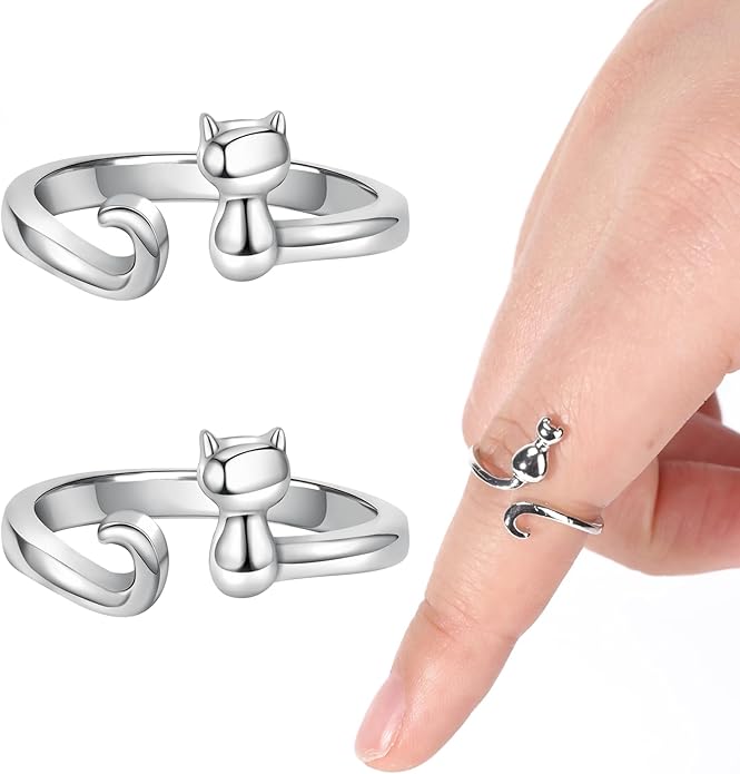 Namifin Crochet Ring for Fingure Adjustable Crochet Tension Ring Yarn Tension Rings Easy Crocheting Crochet Accessories Mother Grandma Thanksgiving Presents