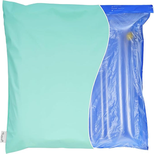 ENORA Air Cushion (Glowing Green) – Pressure Relief Seat Cushion for Sciatica, Tailbone & Back Pain | Orthopedic Inflatable Chair Support for Office, Travel, Wheelchair & Post-Surgery Use