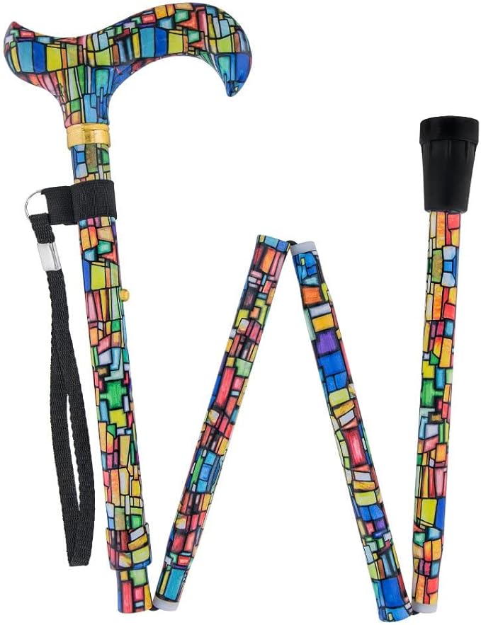 Royal RC Canes Walking Sticks for Men and Women - Stylish Designer Fashionable Adjustable Derby Canes - Lightweight Aluminum Cool Walking Sticks with HD Patterns