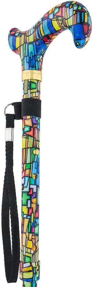 Royal RC Canes Walking Sticks for Men and Women - Stylish Designer Fashionable Adjustable Derby Canes - Lightweight Aluminum Cool Walking Sticks with HD Patterns