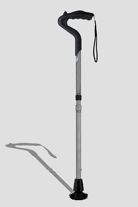 New Ergocane 2G by Ergoactives As Seen On TV. Shock Absorber Fully-Adjustable Ergonomic Cane (Carbon/Checkered)