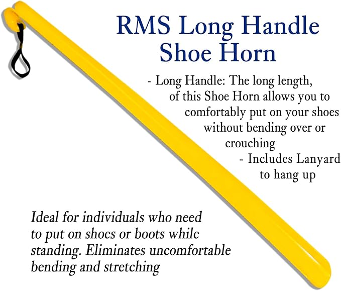 RMS Hip Knee Replacement Kit - Ideal for Recovering from Hip Replacement, Knee or Back Surgery, Mobility Tool for Moving and Dressing (32 Inch Reacher)