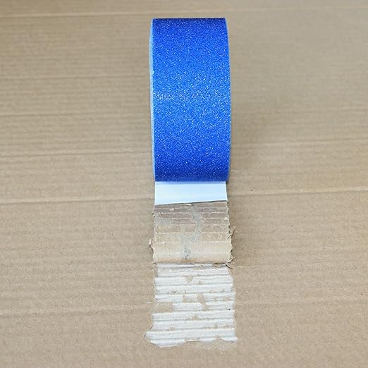 Anti Slip Tape 2 Inch Wide, Waterproof Grip Adhesive Heavy Duty High Traction Friction for Indoor/Outdoor Steps (16.6 Ft/Blue).