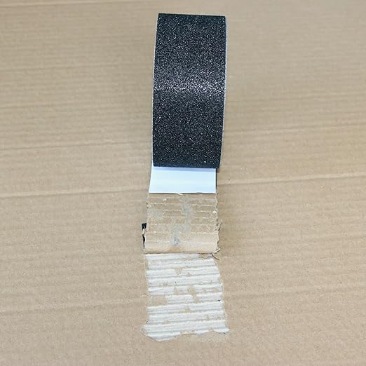 Anti Slip Tape 2 Inch Wide, Waterproof Grip Adhesive Heavy Duty High Traction Friction for Indoor/Outdoor Steps (16.6 Ft/Black).