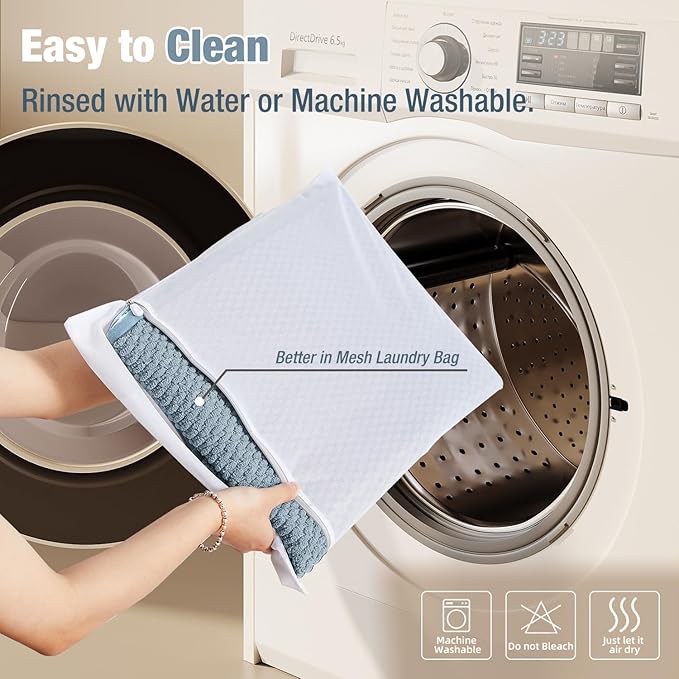 Bathroom Rugs Non Slip Washable, Super Absorbent Thin Bath Mat Small Quick Dry Low Pile Bathroom Rug, Debim Blue 20"x30"