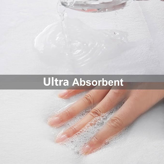 Buganda Memory Foam Bath Mat, 55" x 24", Ultra Soft and Non-Slip Bathroom Rugs, Water Absorbent and Machine Washable Bath Rug Runner for Bathroom, Shower, and Tub, White