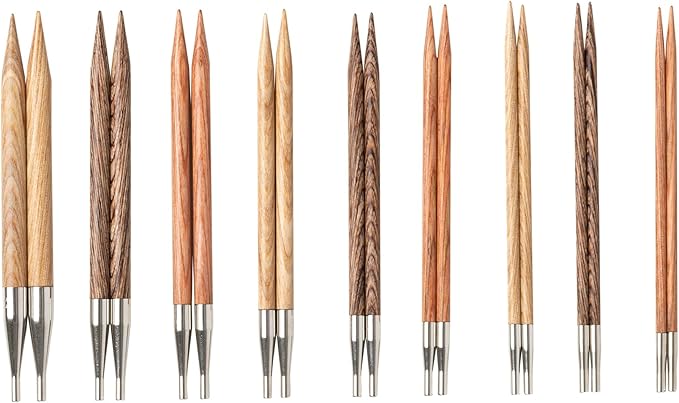 Knit Picks Options Wood Interchangeable Knitting Needle Set with Case and Stitch Markers (Claudette)