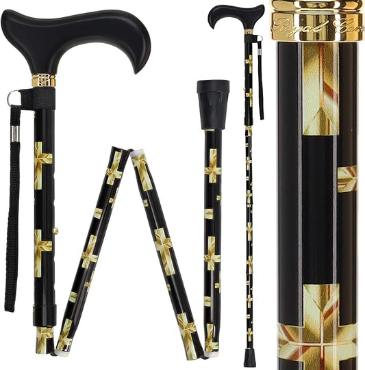 Royal RC Canes Walking Sticks for Men and Women - Stylish Designer Fashionable Adjustable Derby Canes - Lightweight Aluminum Cool Walking Sticks with HD Patterns