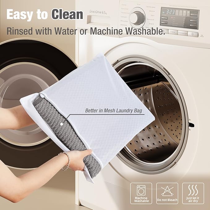 Bathroom Rugs Non Slip Washable, Super Absorbent Thin Bath Mat Quick Dry Low Pile Bathroom Rug, Light Grey 24"x47"